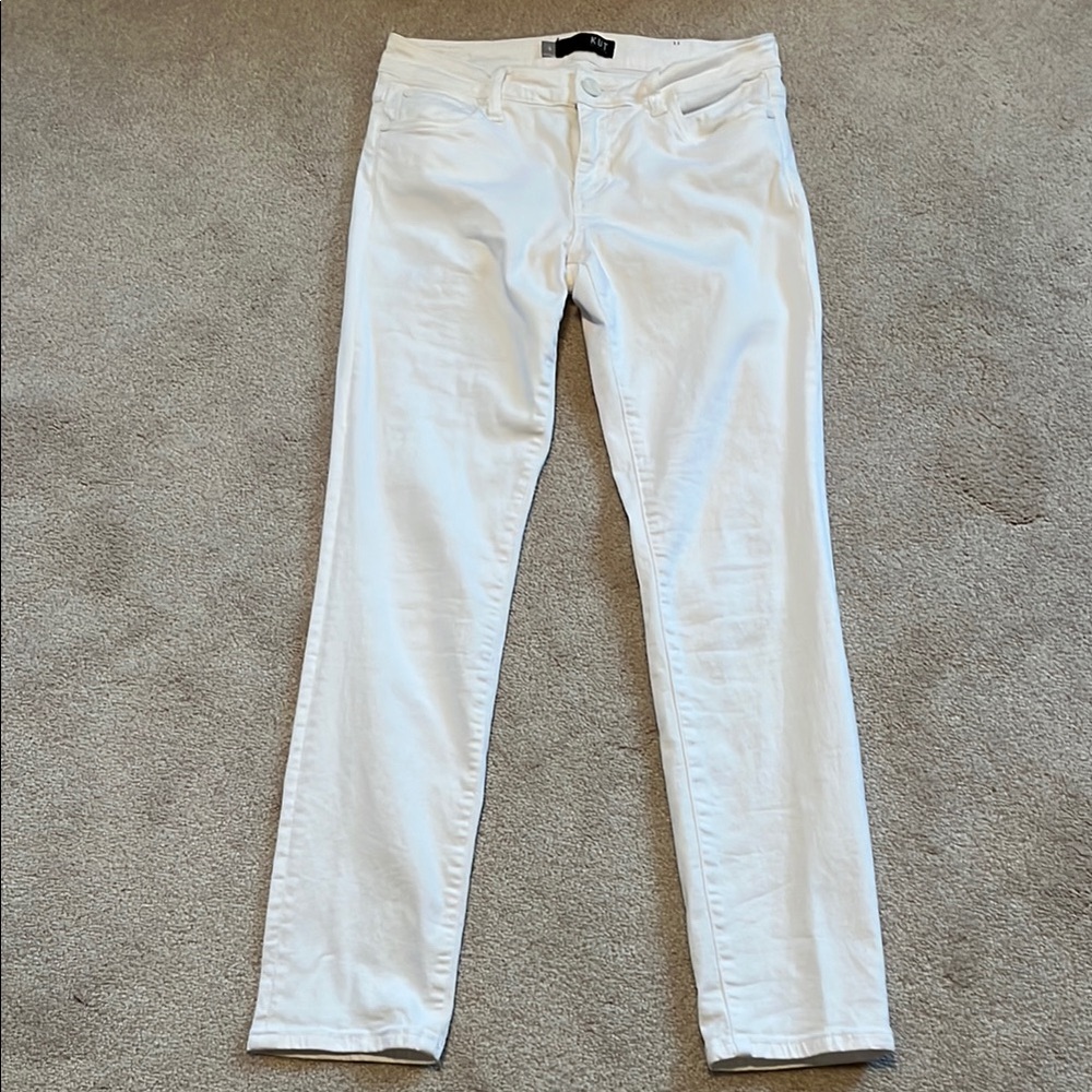 Kut From the Kloth Catherine Boyfriend White Jeans